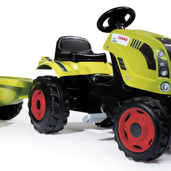 Smoby Claas Farmer Traktor Med Släp XL|