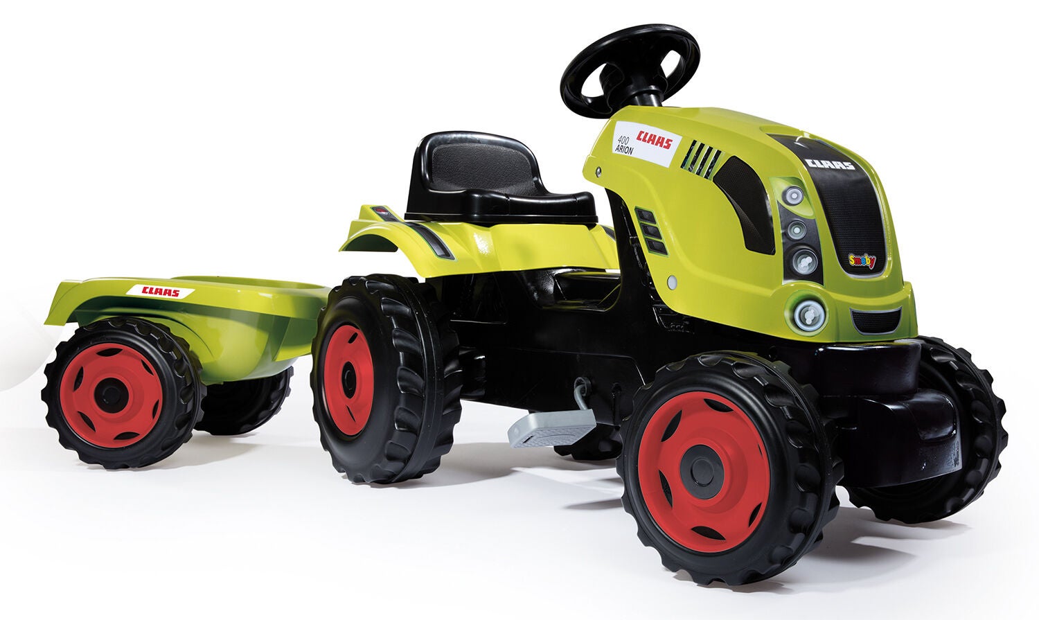 Smoby Claas Farmer Traktor Med Släp XL|