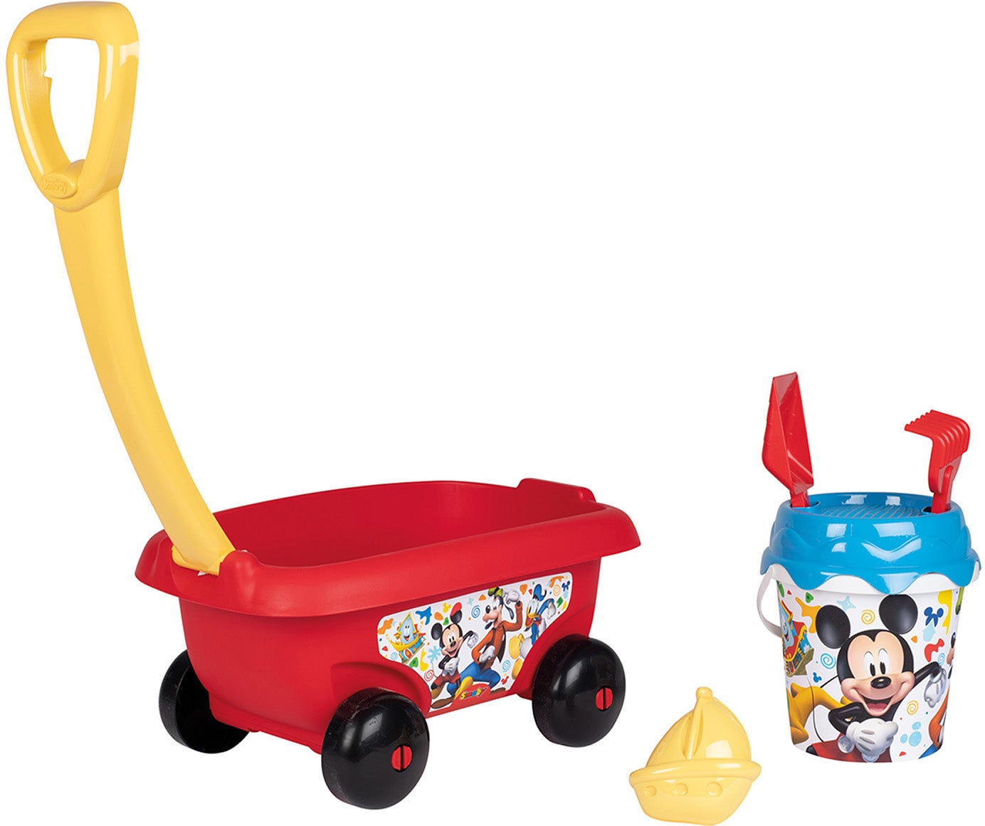 Smoby Mickey Garnished Strandvagn|