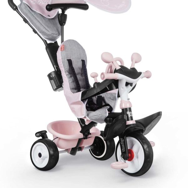 Smoby Trehjuling Baby Driver Plus|Pink