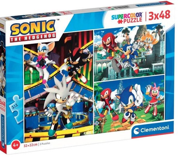 Sonic Pussel 3x48 Bitar|