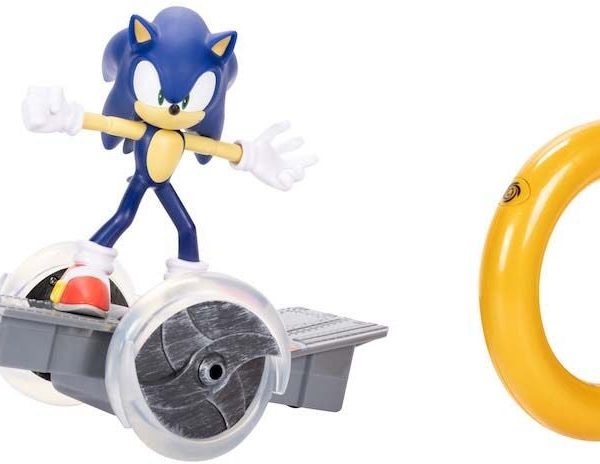 Sonic Speed Radiostyrd Skateboard med Figur|