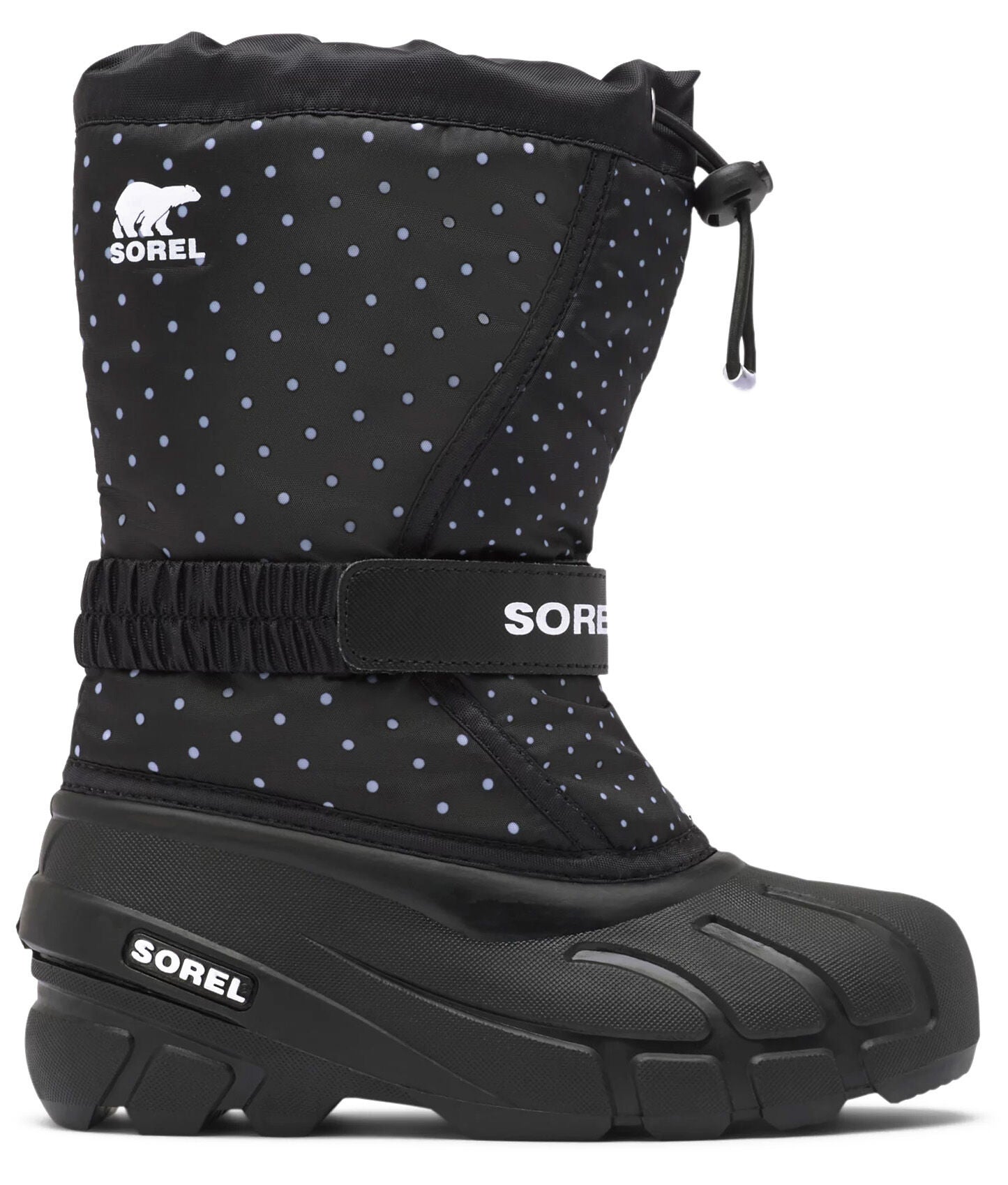 Sorel Childrens Flurry Print Vinterkängor|Black