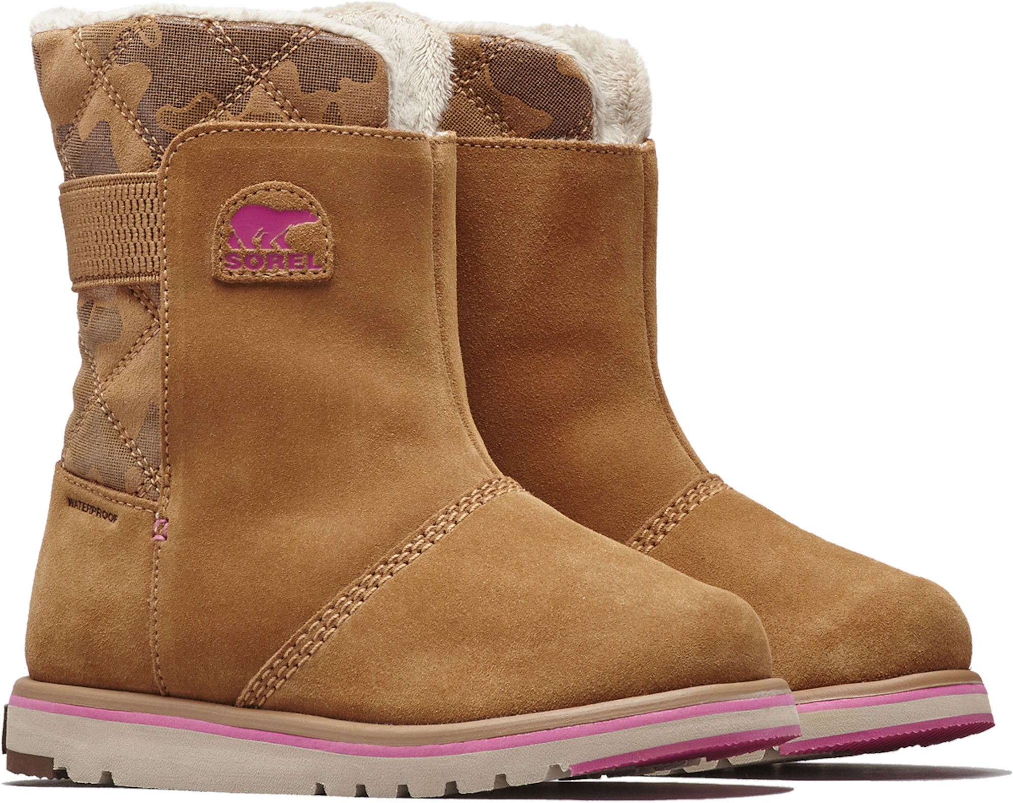 Sorel Children's Rylee Kängor|Elk/Pink 27