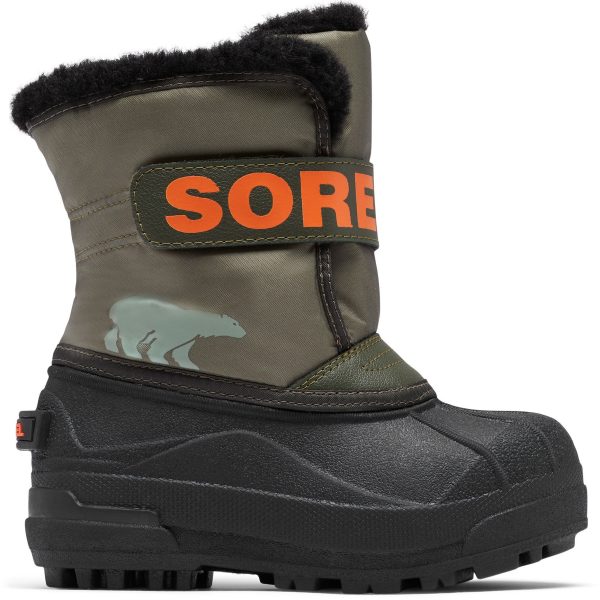 Sorel Childrens Snow Commander Vinterkängor|Green