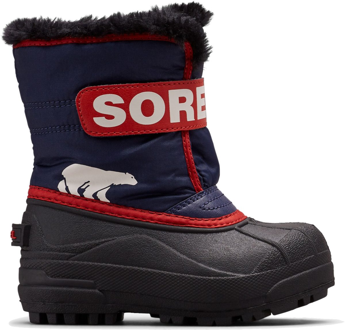 Sorel Children's Snow Commander Vinterkängor|Nocturnal/Sail Red