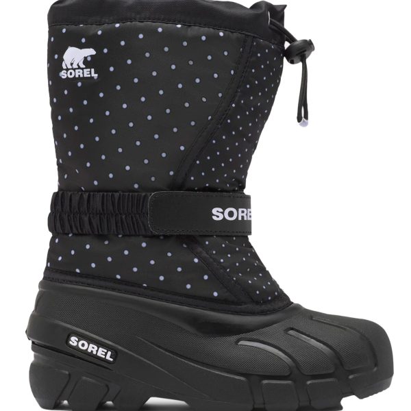 Sorel Youth Flurry Print Vinterkängor|Black