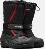 Sorel Youth Flurry Vinterkänga|Black/Bright Red