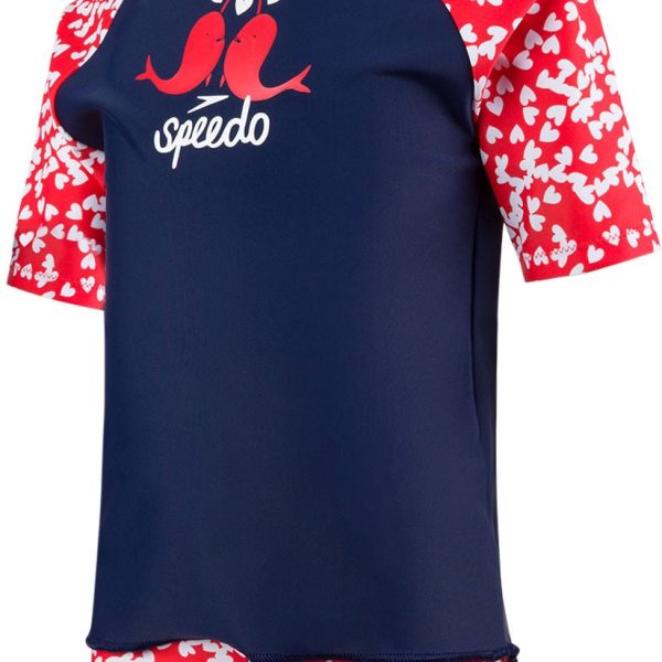 Speedo Spashmaster UV-Set|Navy/Red 86