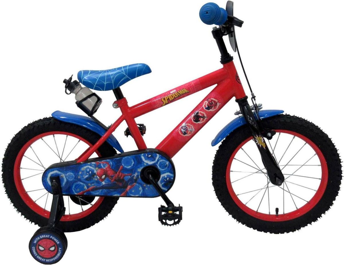 Spiderman Cykel 16 Tum