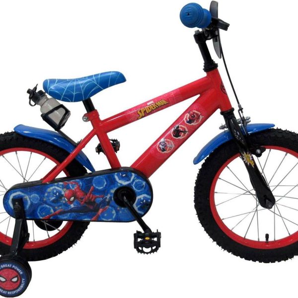 Spiderman Cykel 16 Tum