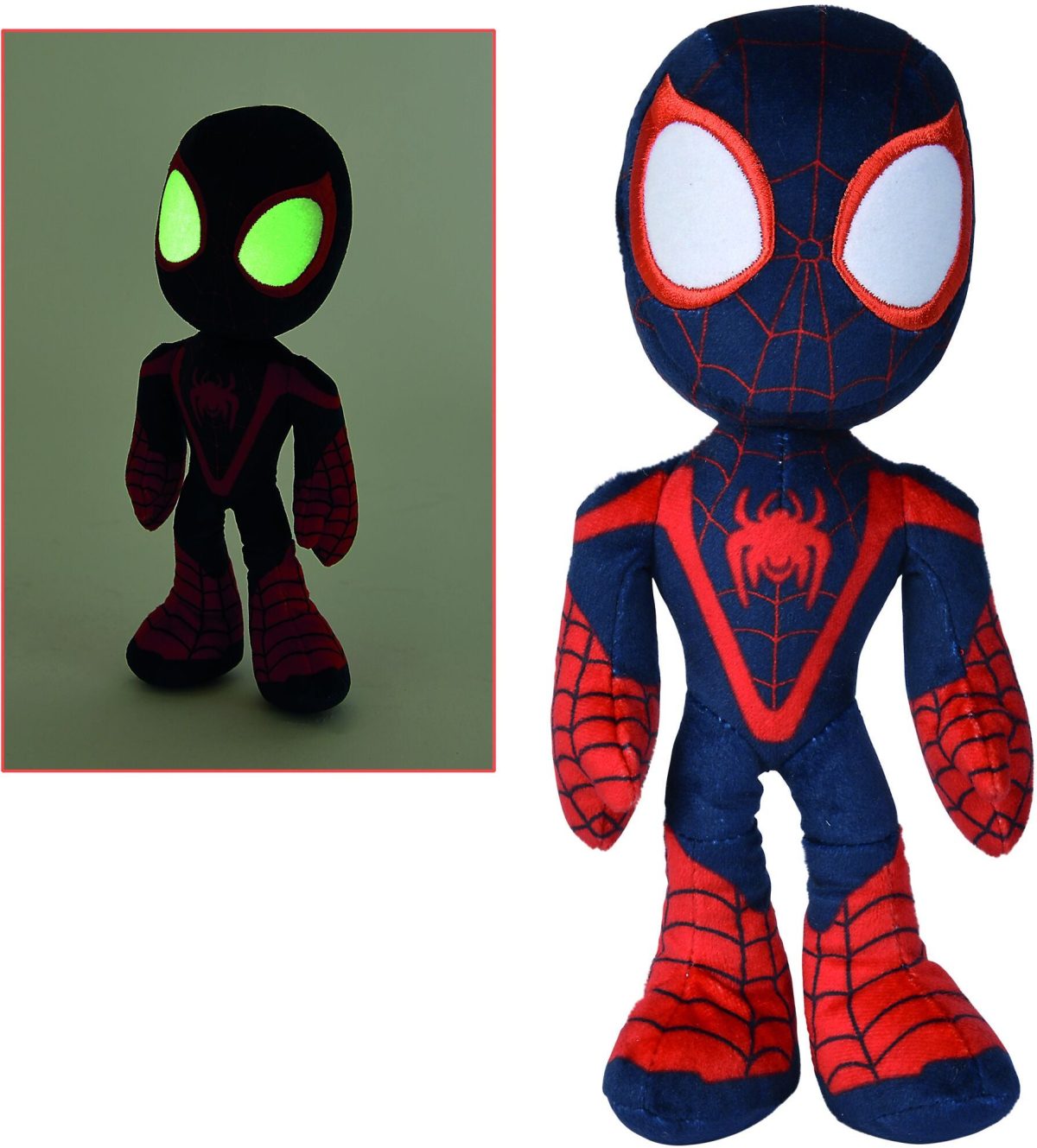 Spidey and His Amazing Friends Gosedjur Miles Morales Självlysande 25 cm