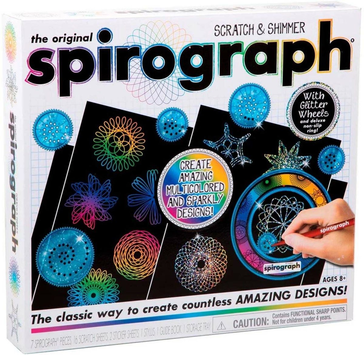 Spirograph Ritverktyg Skrapa och Skimra|