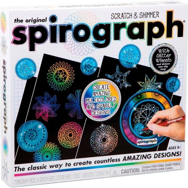 Spirograph Ritverktyg Skrapa och Skimra|