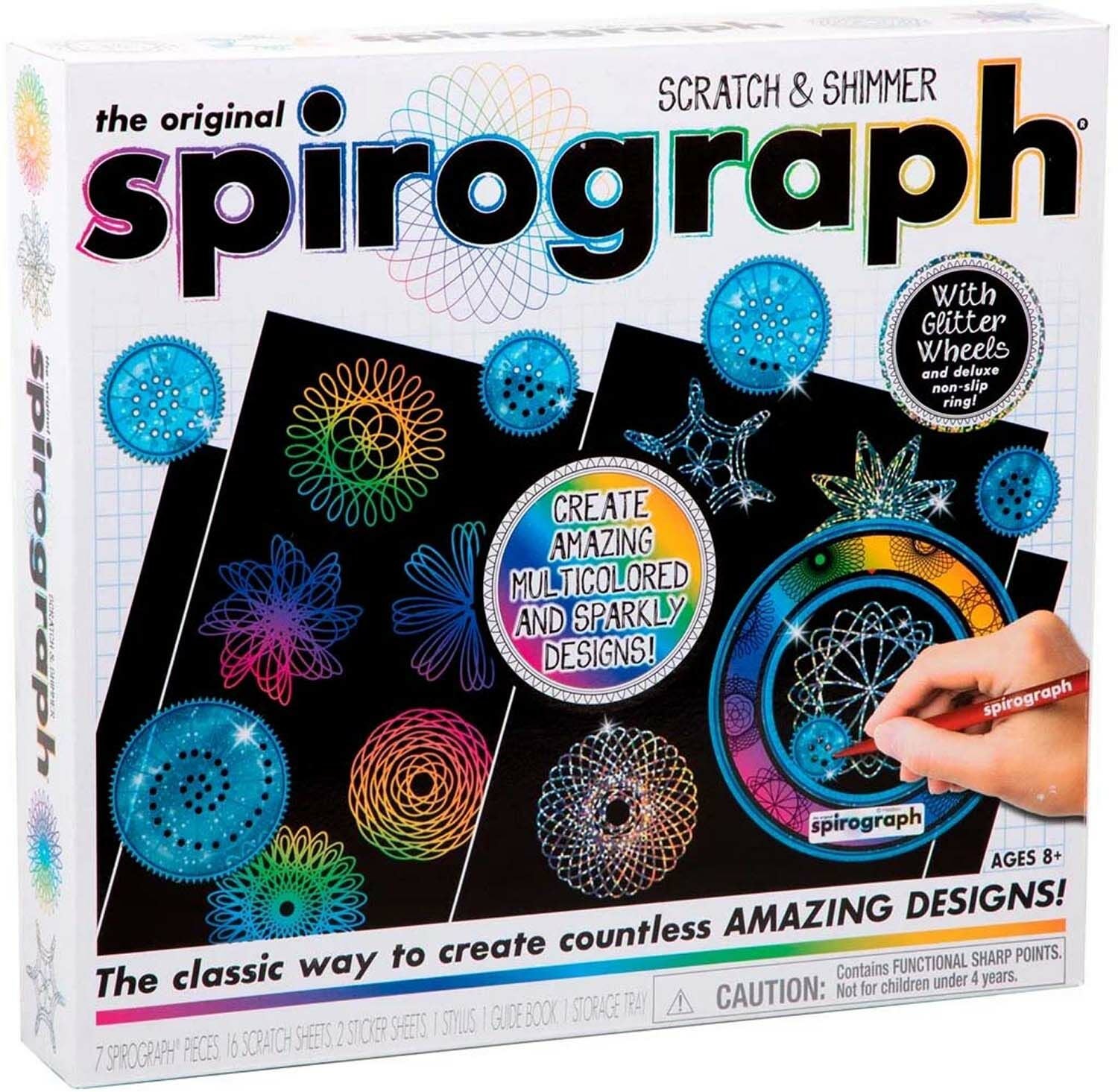 Spirograph Ritverktyg Skrapa och Skimra|