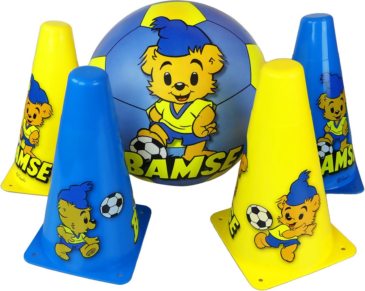 SportMe fotbollsset med koner Bamse