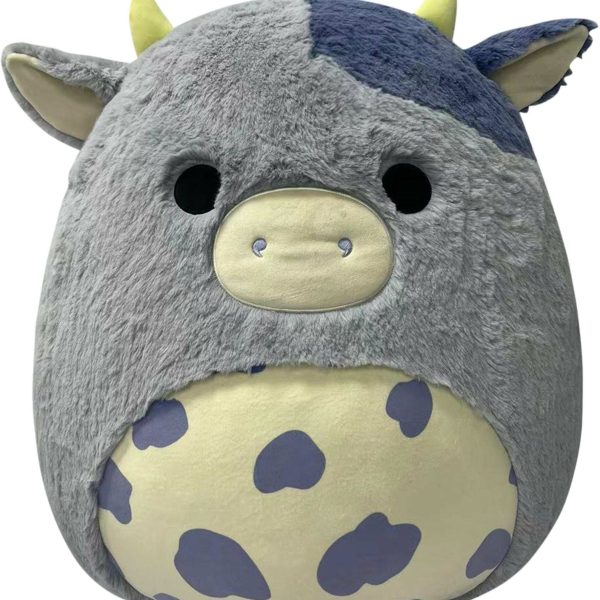 Squishmallows Gosedjur Fuzz A Mallows Bubba Cow 50 cm