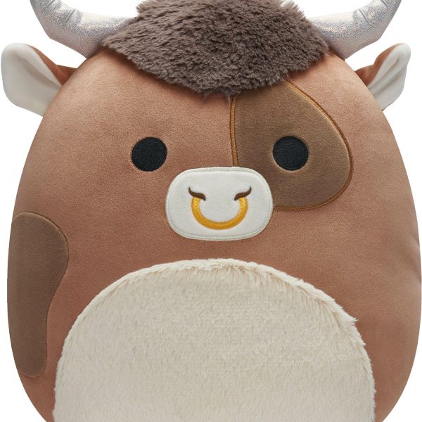 Squishmallows Mjukdjur Den Brunfläckiga Tjuren Shep 30 cm|