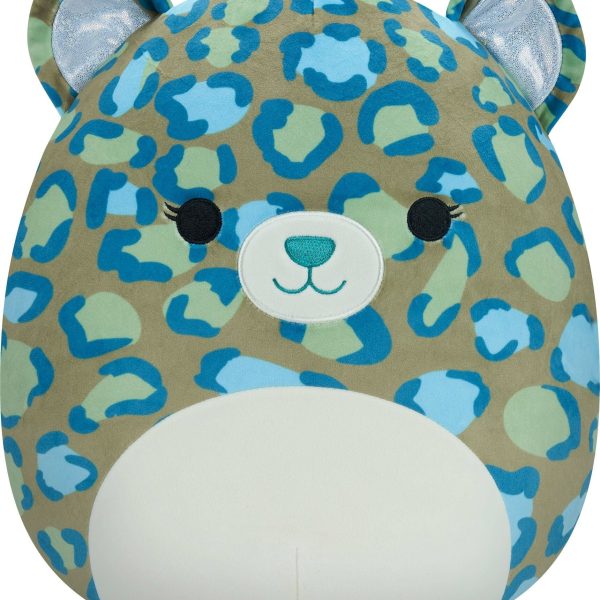 Squishmallows Mjukdjur Leoparden Enos 30 cm|