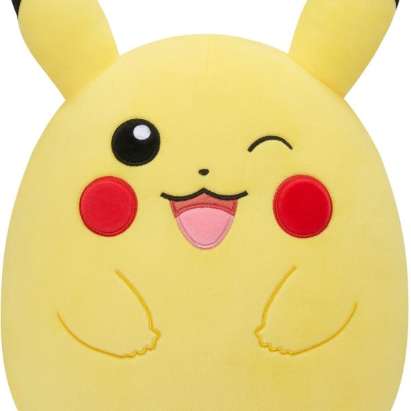 Squishmallows Pokémon Mjukdjur Blinkande Pikachu 35 cm|