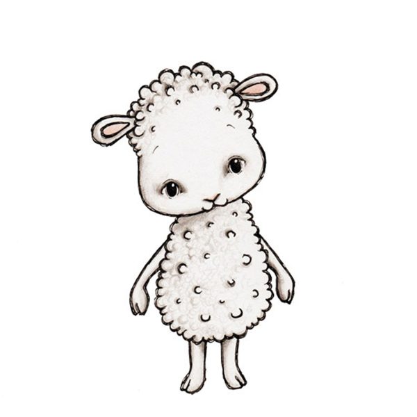 Stickstay Wallsticker Charlie The Sheep|