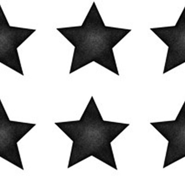 Stickstay Wallsticker Stars Small|Nearly Black