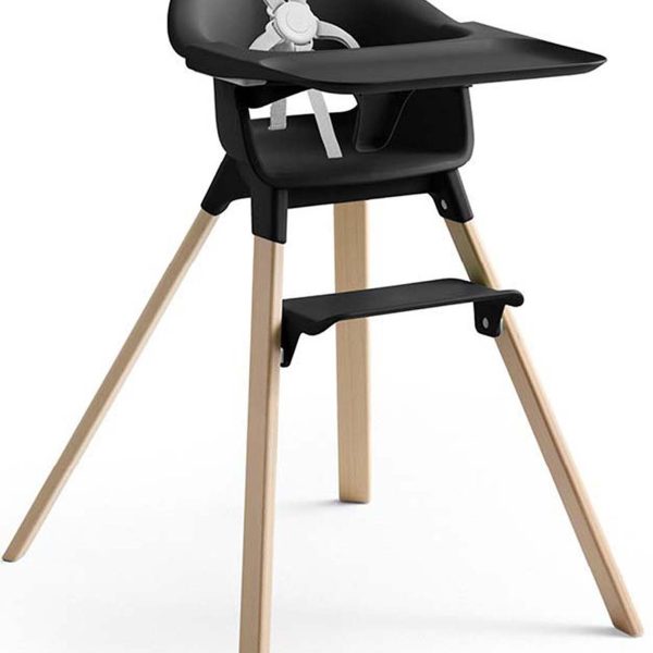 Stokke Clikk Matstol|Black Natural