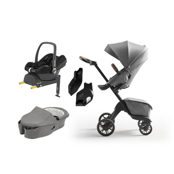 Stokke Xplory X Duovagn inkl. Maxi-Cosi CabrioFix i-Size &  Bas