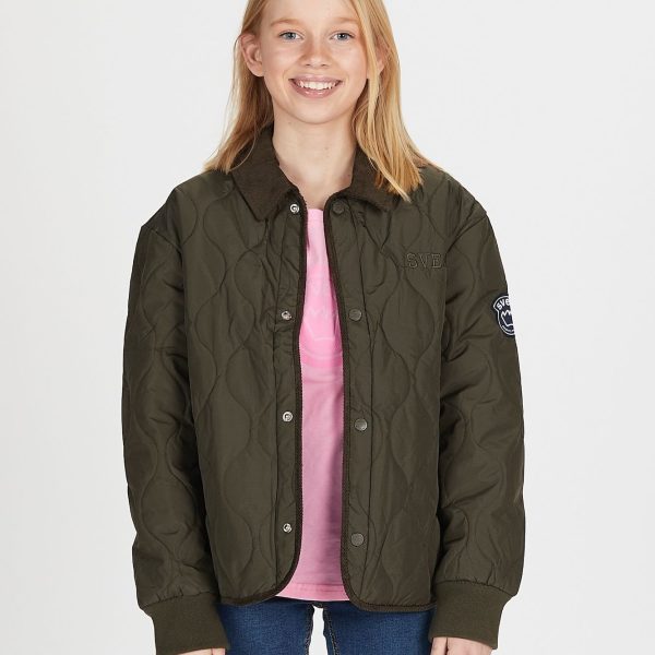 Svea Quiltad Jacka|Army Green