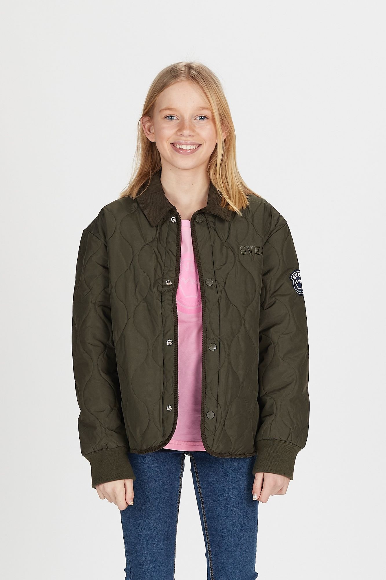 Svea Quiltad Jacka|Army Green