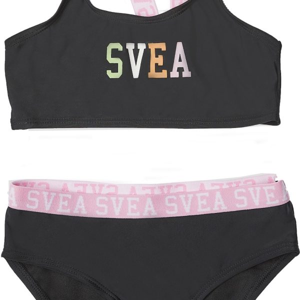 Svea Sportig Bikini|Black