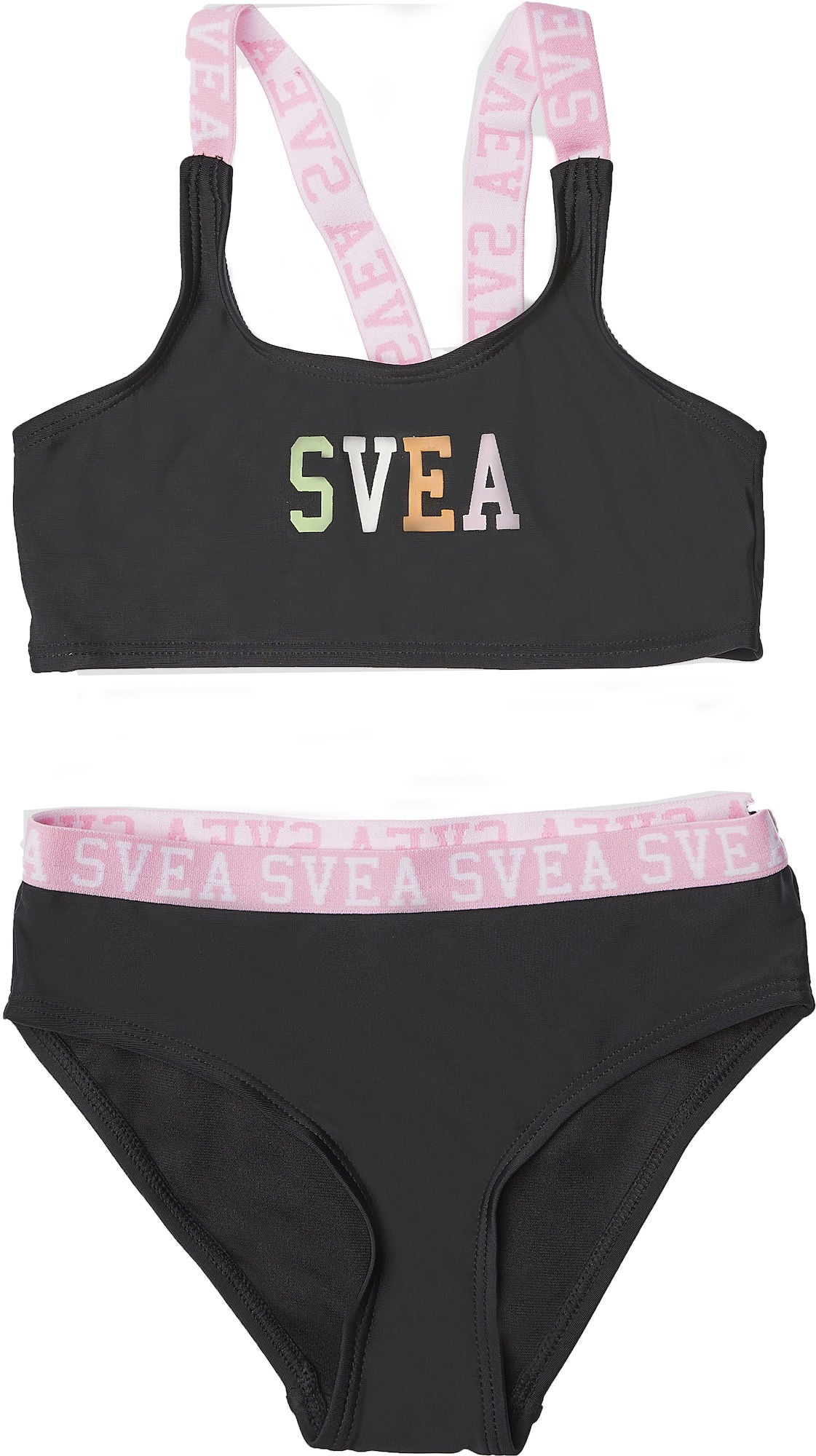 Svea Sportig Bikini|Black