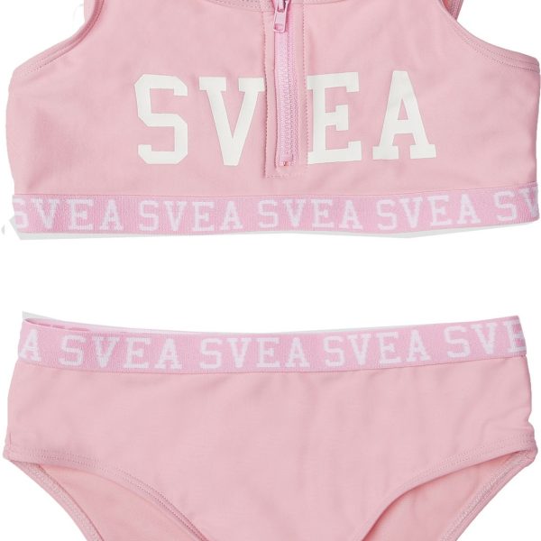 Svea Sportig Bikini Med Dragkedja|Pink