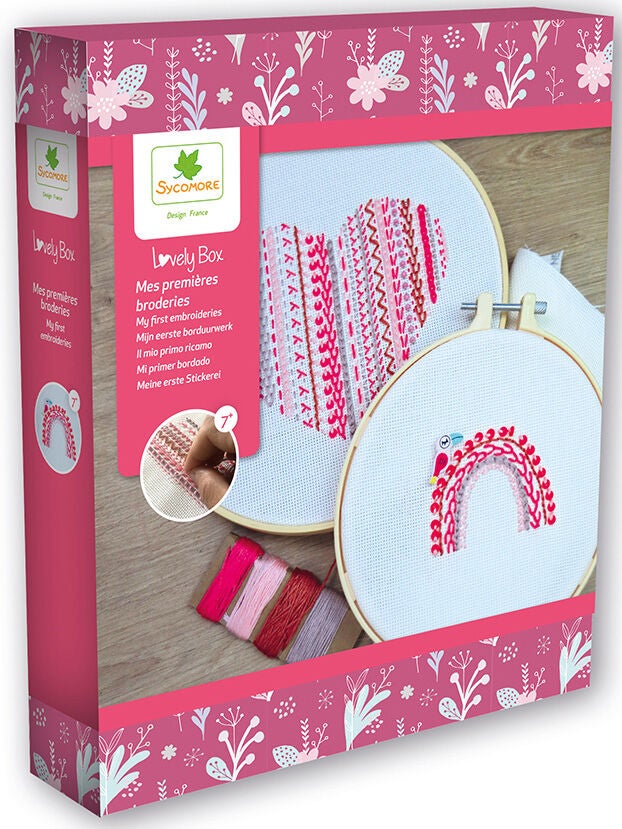 Sycomore Lovely Box Pysselset Mina Första Broderier|