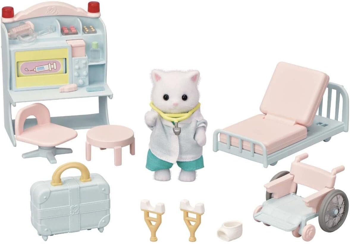 Sylvanian Families Dockhustillbehör med Doktorsfigur|