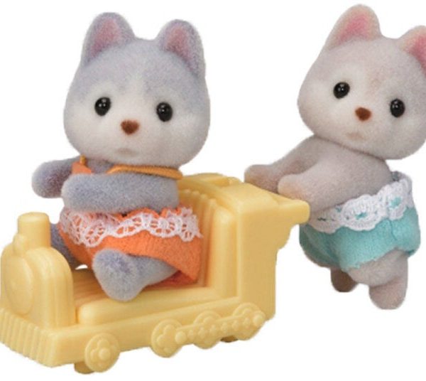 Sylvanian Families Figurer Husky Tvillingar|