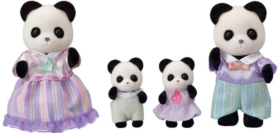 Sylvanian Families Figurset Familjen Pookie Panda|