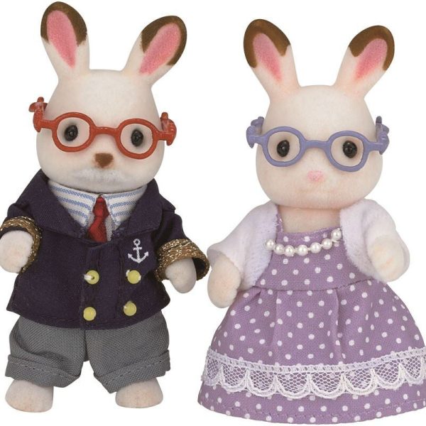 Sylvanian Families Figurset Kanin Morföräldrar Choklad|