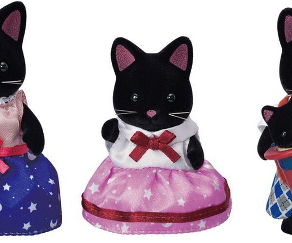 Sylvanian Families Figurset Midnatt Kattfamilj|