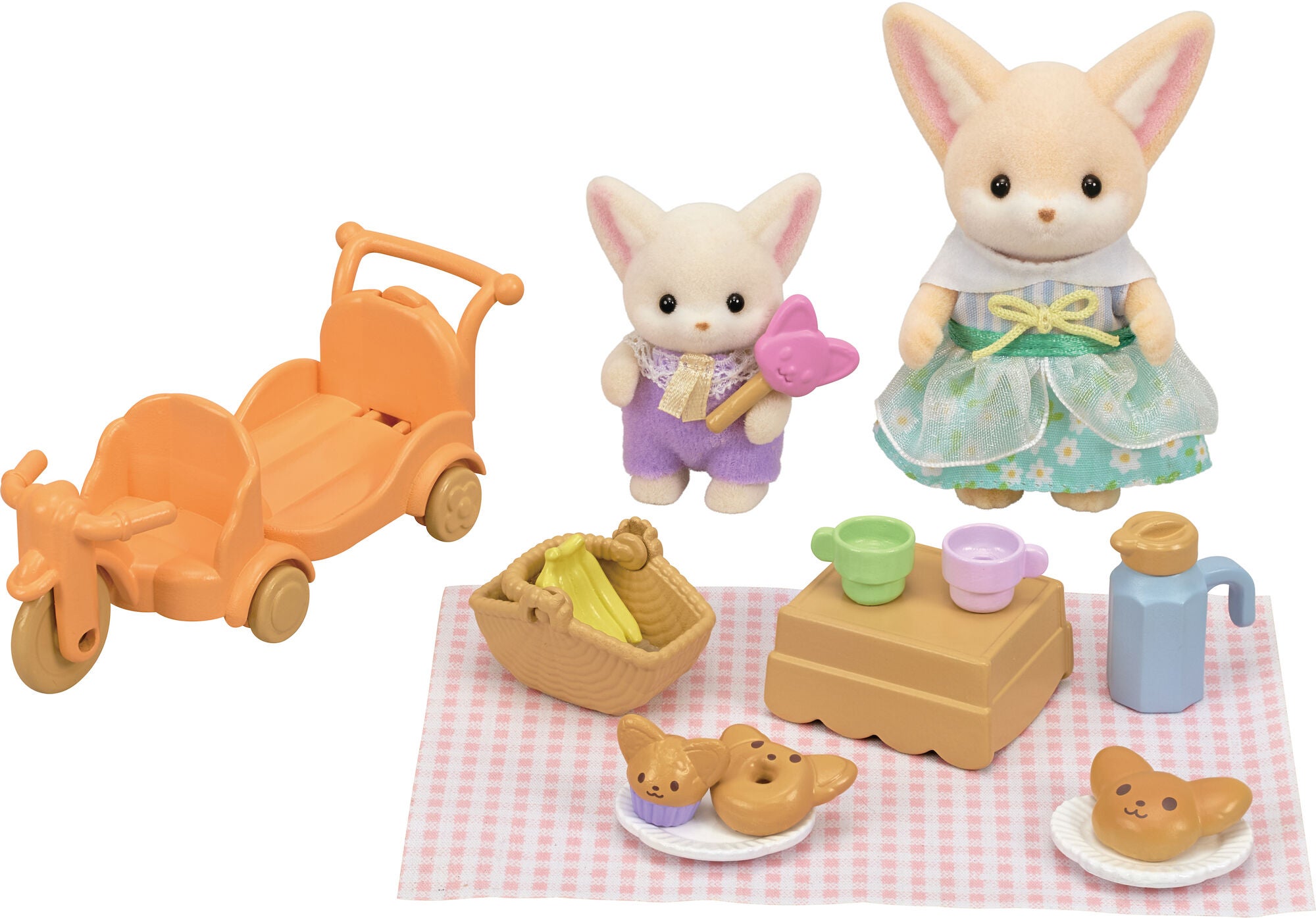 Sylvanian Families Picknickset Ökenräv Syster &  Bebis|