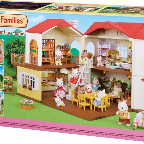 Sylvanian Families Red Roof Country Home Dockhus|