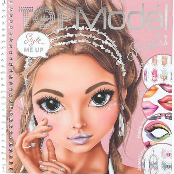 TOPModel Dress Me Up Face Pysselbok Glitter Queen|