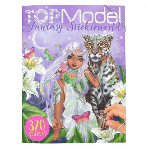 TOPModel Fantasy Stickerworld Pysselbok|