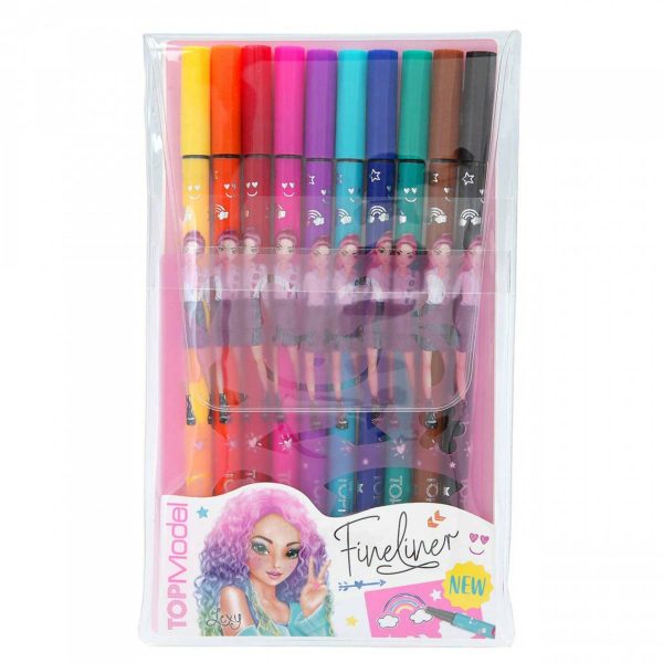 TOPModel Finelinerpennor 10-pack|