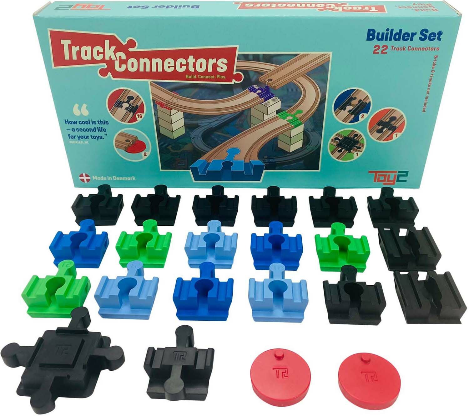 TOY2 Track Connector Builder Set Kopplingar|