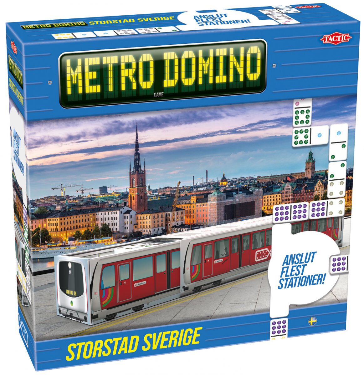 Tactic Metro Domino Storstad Sverige|