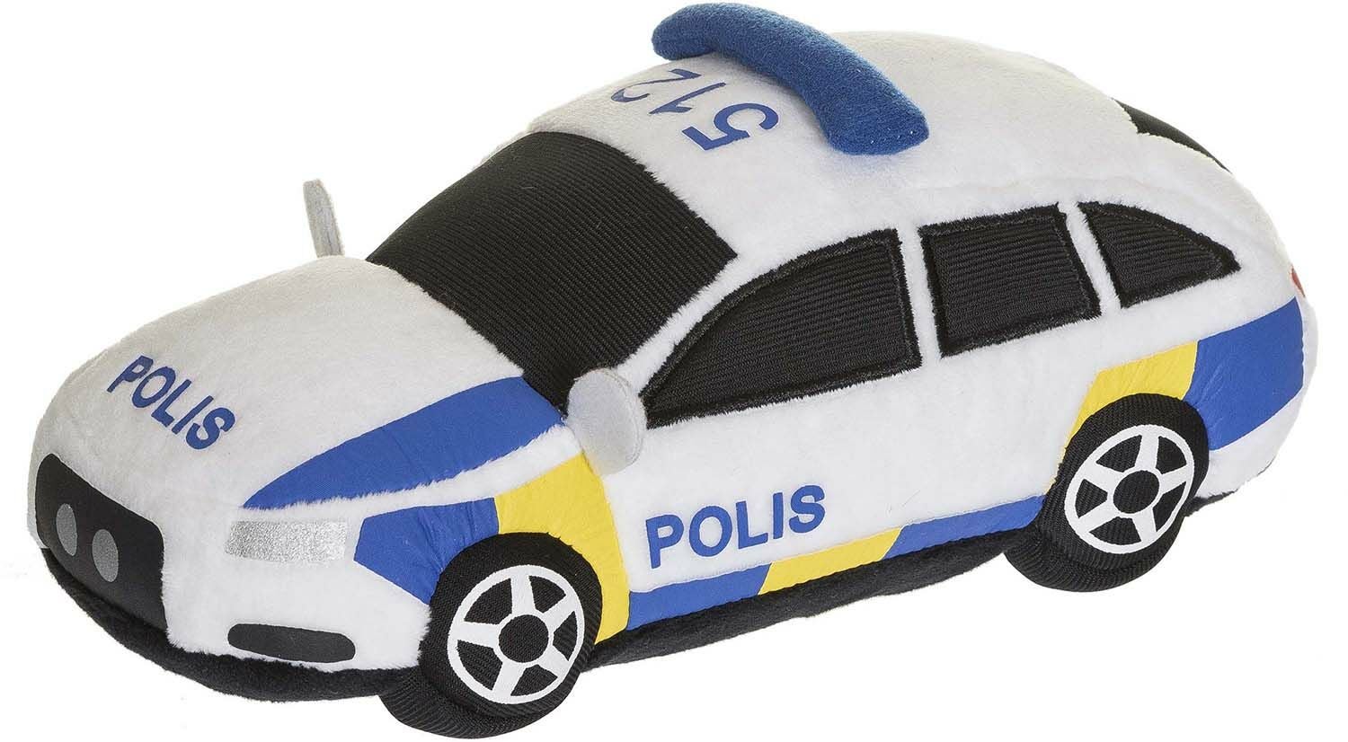 Teddykompaniet Gosedjur Svensk Polisbil 23 Cm|