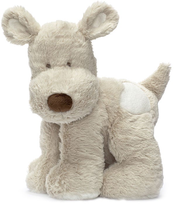 Teddykompaniet Hund Teddy Cream 26 Cm|Grå