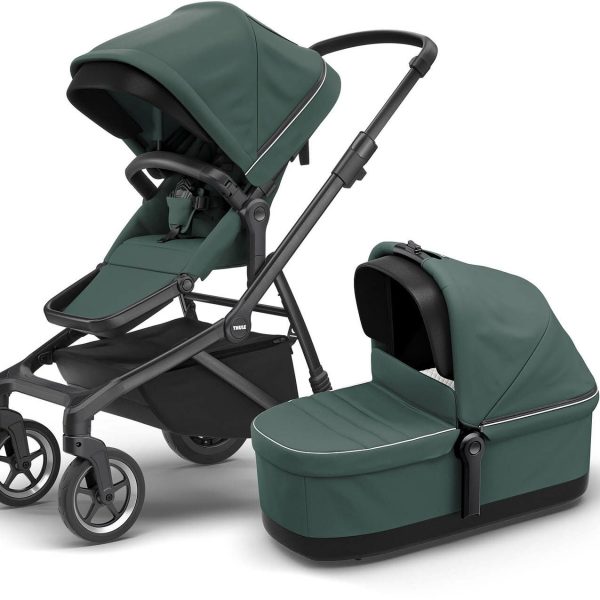 Thule Sleek Duovagn|Mallard Green on Black