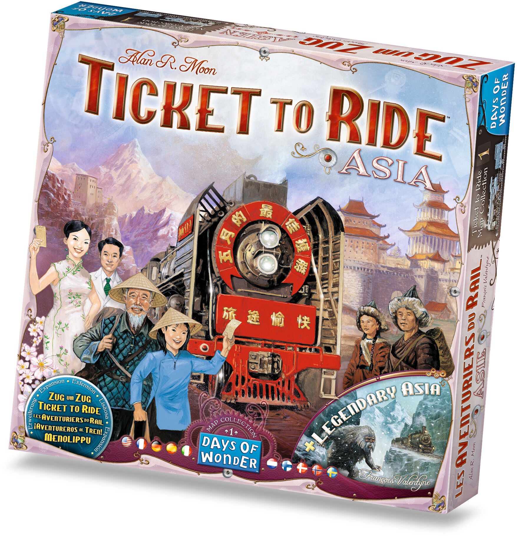 Ticket To Ride Map Collection Asia|